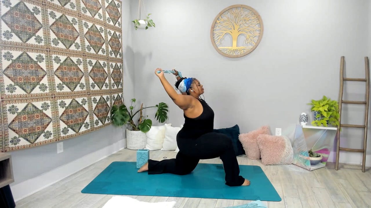 60 min. Slow Flow & Restore w/ Tamika - Shoulders, Hips, Hammies + Rest ...