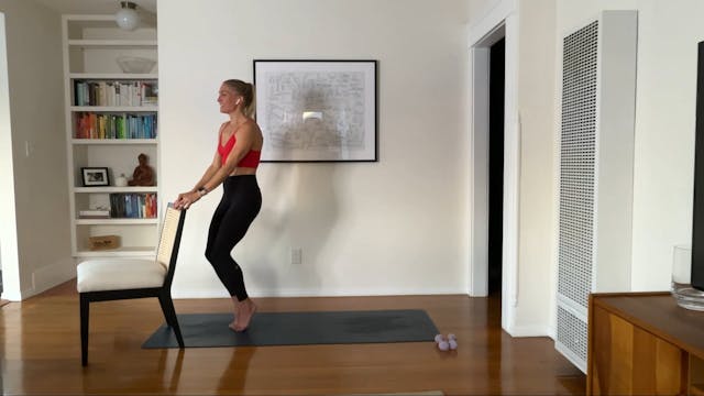 25 min Barre Tone w/ Maya - Legs and ...