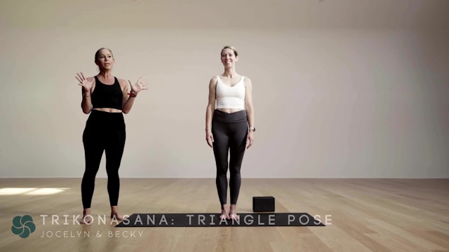 5 minute Triangle Pose Tutorial