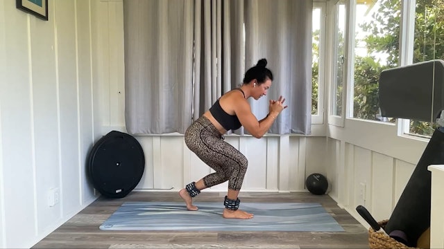 45 min Pilates Mat w/ Tracy Mini Weights With a Deep Burn 7/27/23