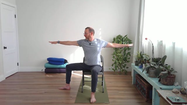 30 min Chair Yoga for Strength & Bala...