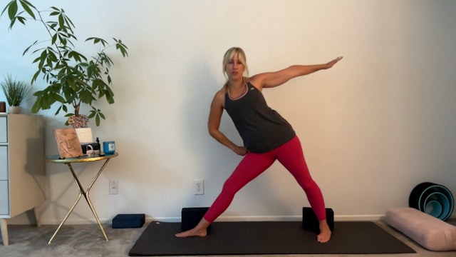 45 Minute YogaWorks 1/2 w/Jesse- Hips and Core and Breath and More 10/5/23