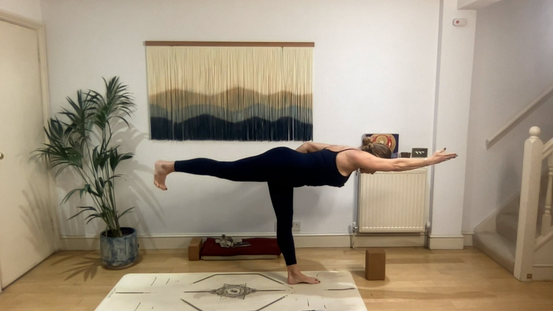 75 min Steady & Spacious Vinyasa Flow Level 2/3: Mia