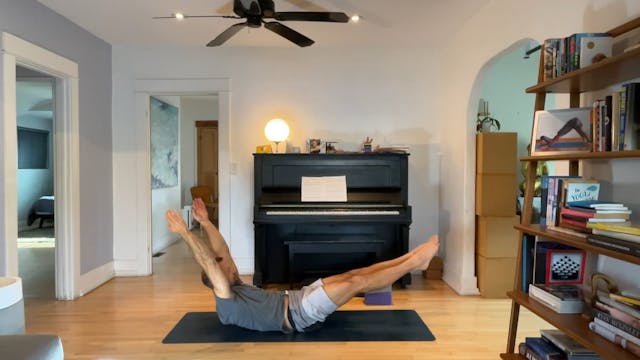 45 min Strength and Stillness Vinyasa...