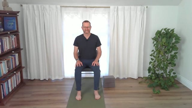 30 min Chair Yoga for Flexibility & R...