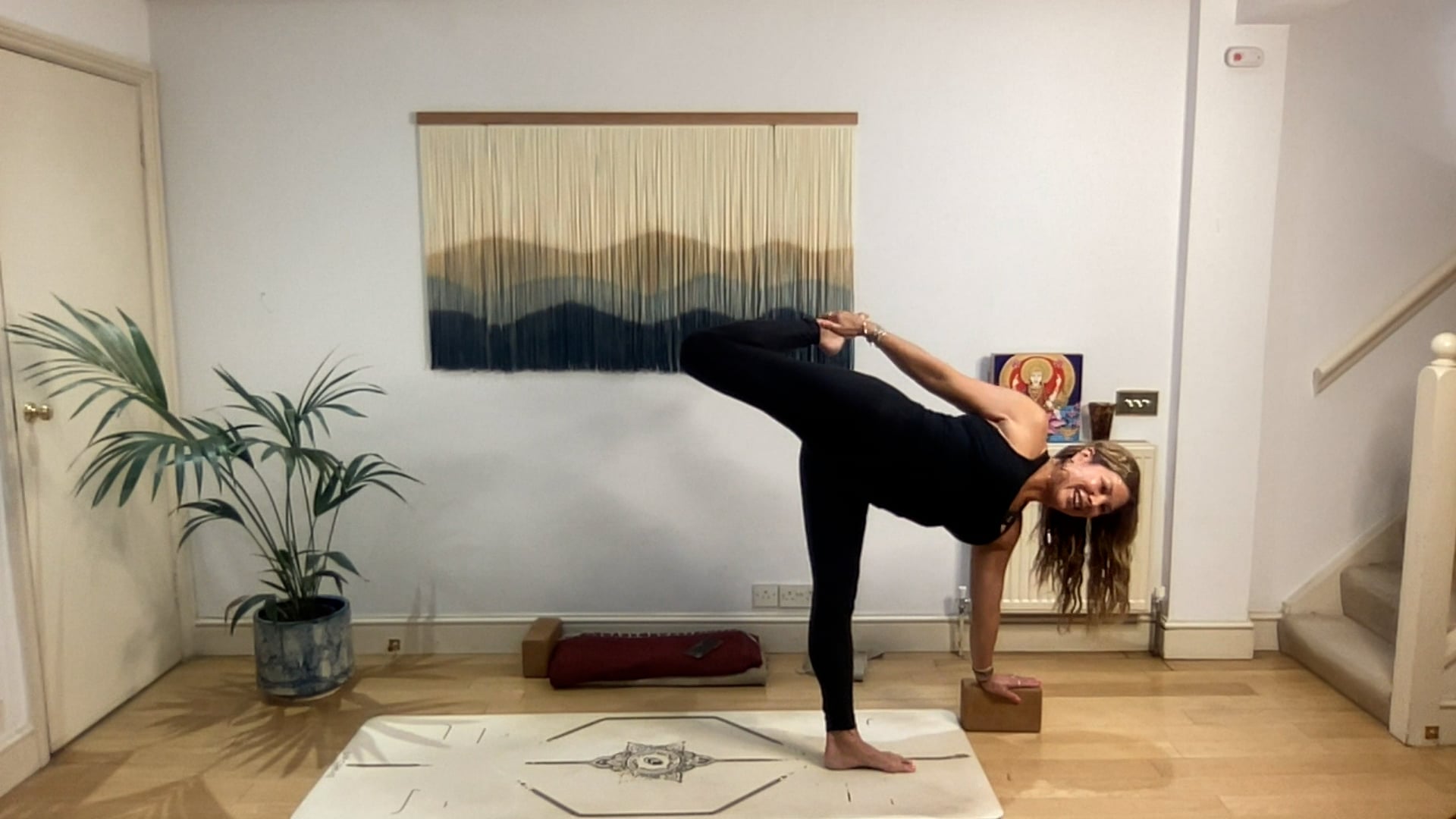 60 min Feel The Burn Vinyasa Level 2/3: Mia