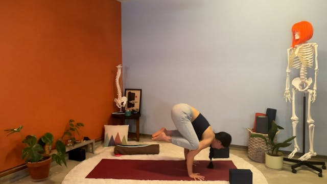 40 min Hatha Yoga 1-2 w/ Elena - Crow...