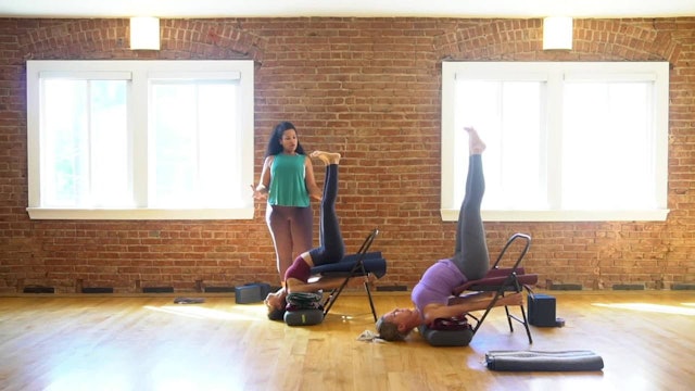 5 min w/ Ashley Chair Shoulder Stand