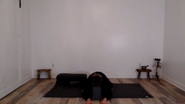 60 min Gentle Yin & Restorative w/ As...