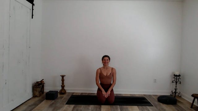 60 min Anchored Heart Vinyasa Flow: A...
