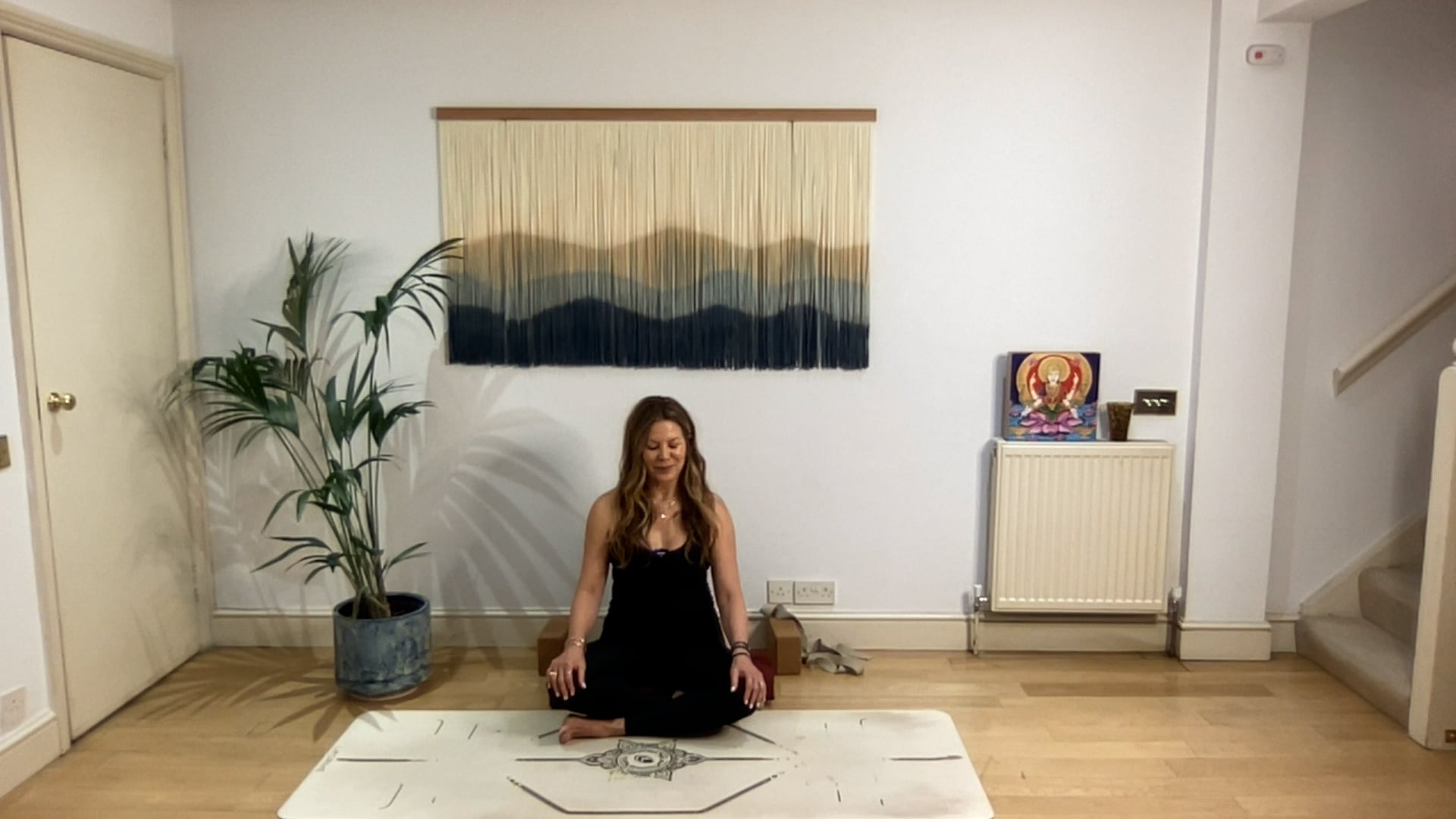 75 min Sit And Center Vinyasa Level 2/3: Mia