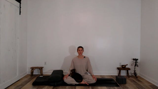 60 min Gentle Yin & Restorative w/ As...