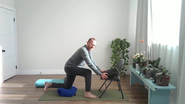 30 min Chair Yoga for Strength & Bala...