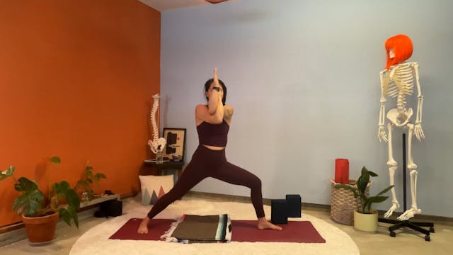 45 min Hatha Yoga 1-2 w/ Elena - Stre...