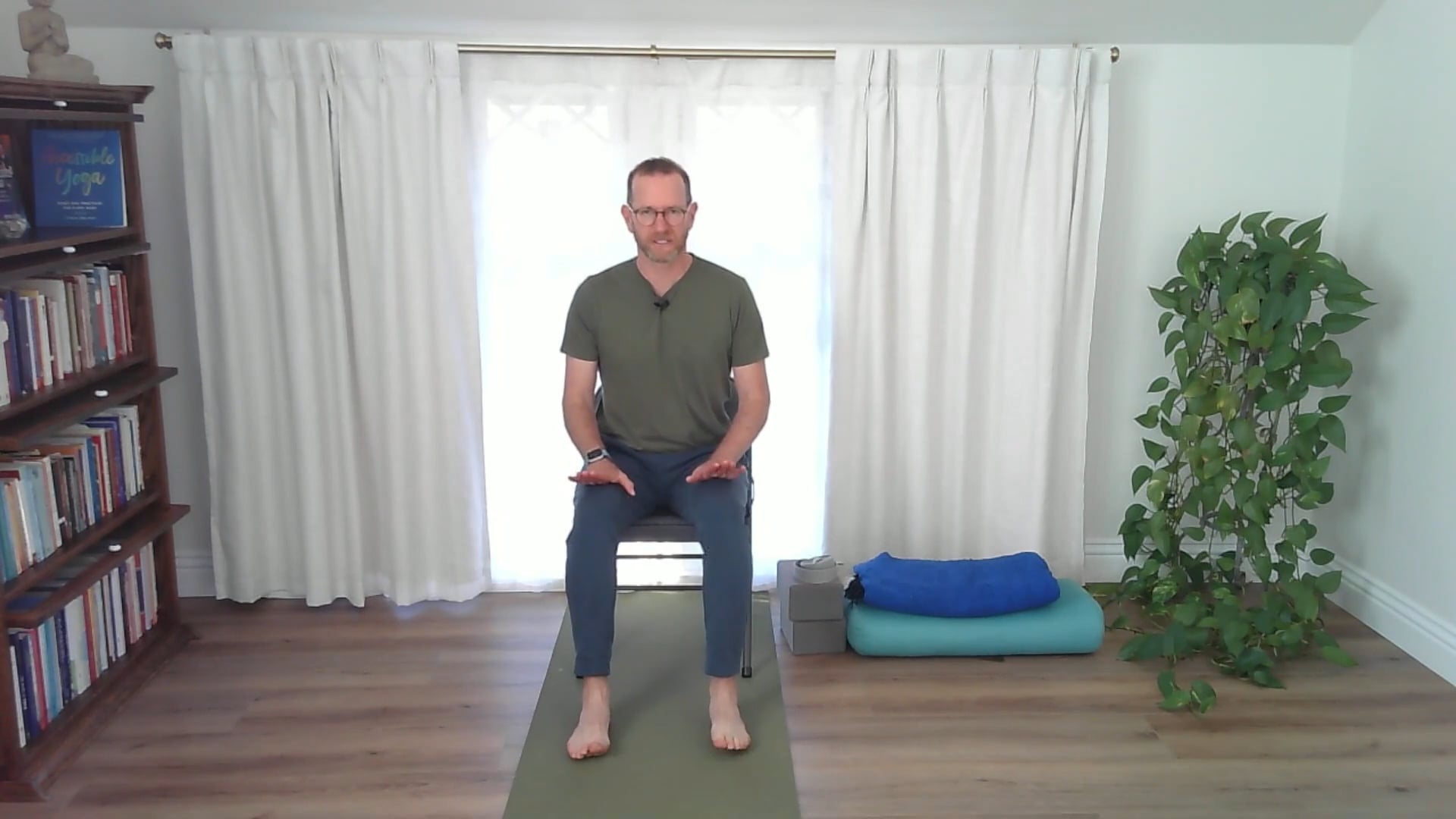 30 min Chair Yoga for Flexibility & Relaxation #8 w/ Jivana