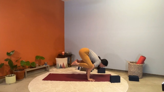 45 min Hatha Yoga 1-2 w/ Elena – Building Up Crow 3/6/24