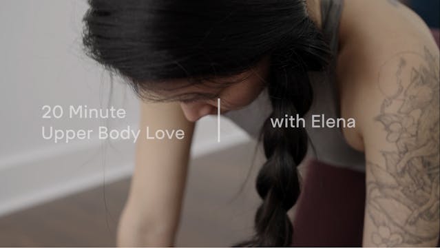 15 min Hatha Yoga w/ Elena - Upper Bo...