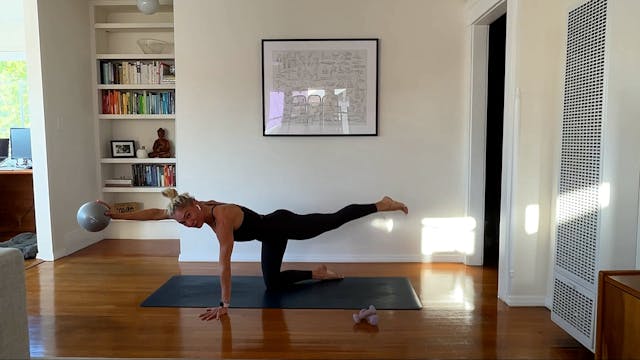 25 min Barre Tone w/ Maya - Arms, Leg...