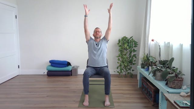 30 min Chair Yoga for Strength & Bala...