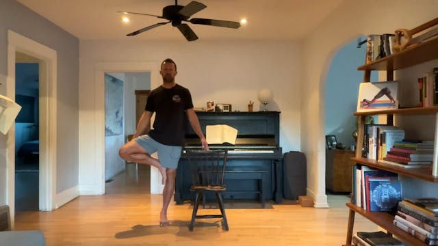 20 min Chair Yoga w/ Vytas - Balance