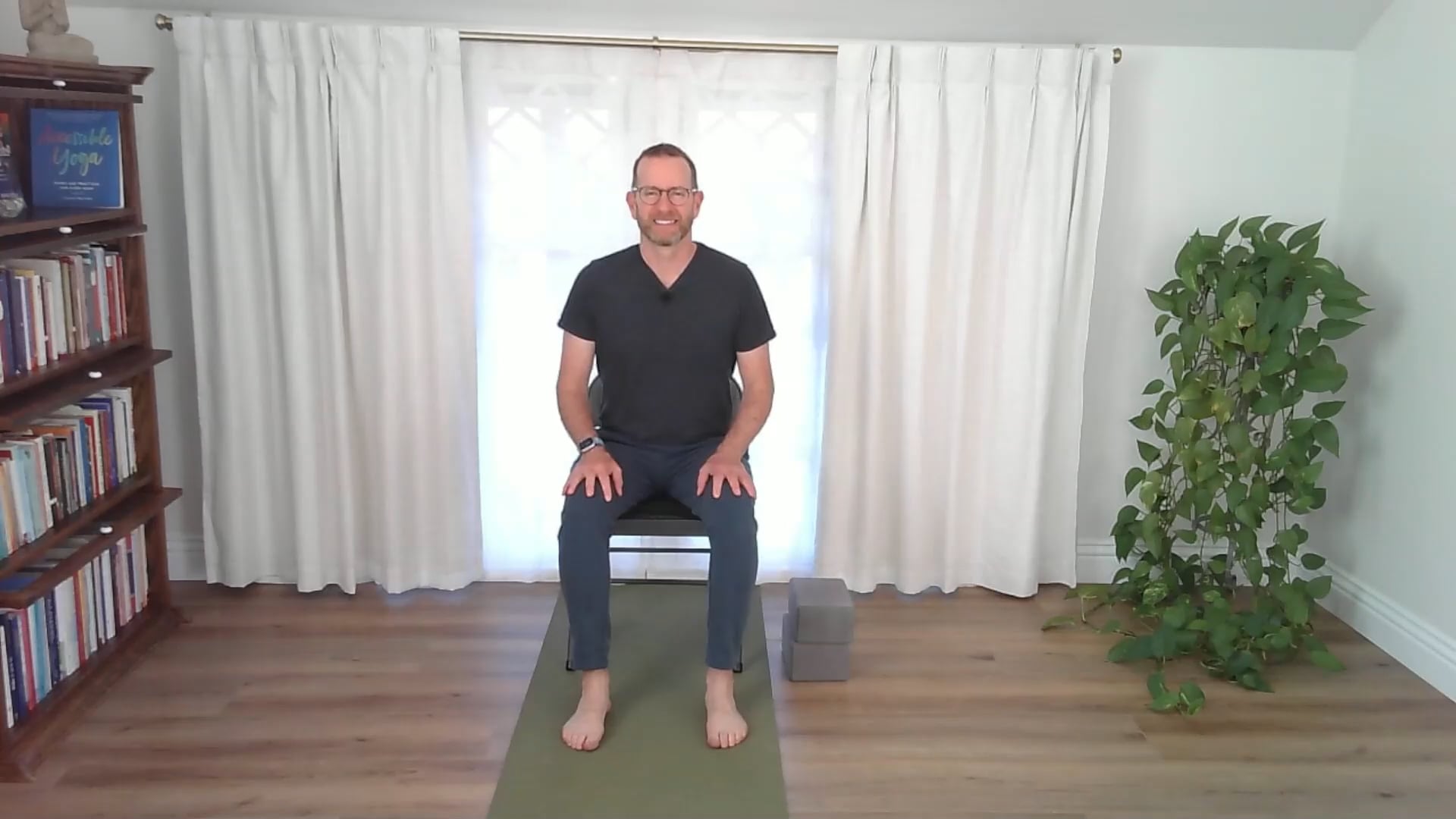 30 min Chair Yoga for Flexibility & Relaxation #6 w/ Jivana