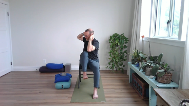 30 min Chair Yoga for Strength & Balance #4 w/ Jivana Heyman