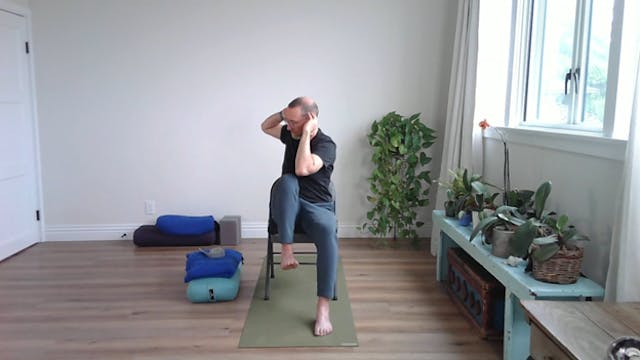 30 min Chair Yoga for Strength & Bala...