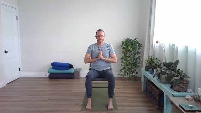 30 min Chair Yoga for Strength & Bala...