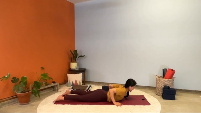 45 min Hatha Yoga 1 w/ Elena – Spine Time 7/26/23
