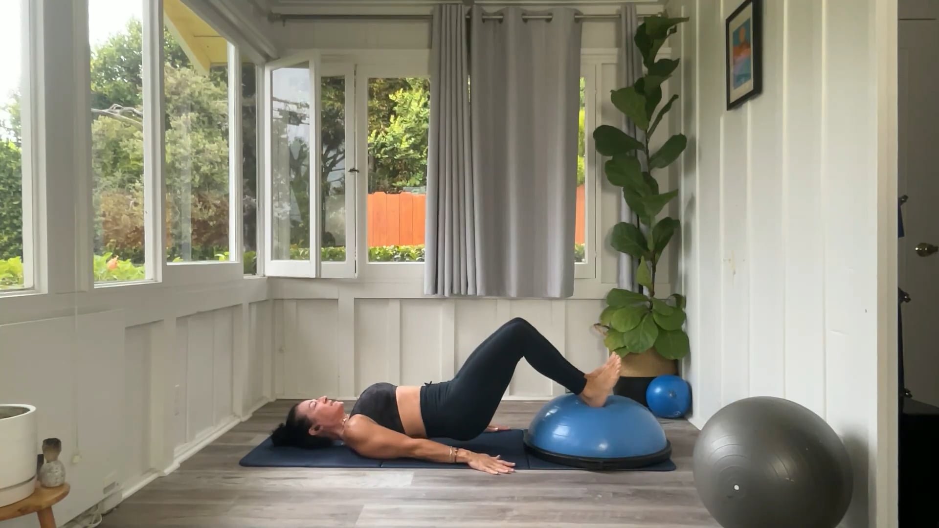 45 min Body Sculpt w/ Tracy Cardio + Core BOSU Style 7/2/25