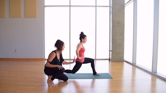 5 minute Crescent Pose Tutorial