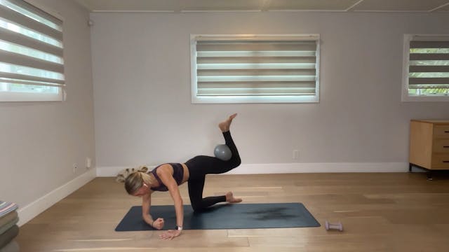 25 min Barre Tone w/ Maya - Abs and A...