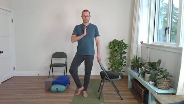 30 min Chair Yoga for Strength & Bala...