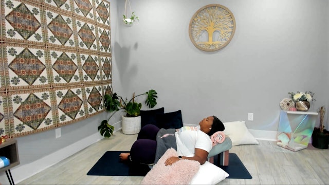 60 min. Restorative Yoga w/ Tamika – For when you’re not 100% 10/5/23