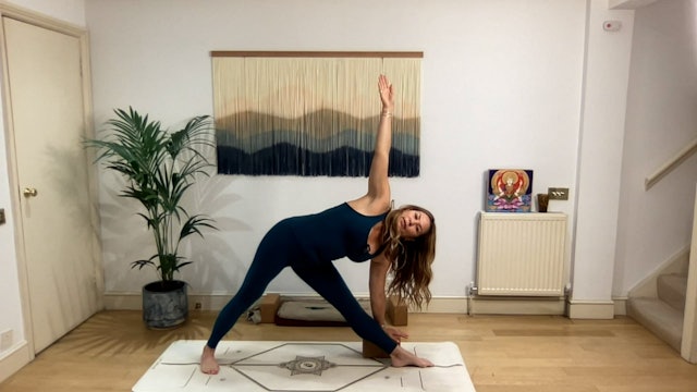 60 min Vinyasa Flow level 2/3 w/ Mia – International Yoga Day – 6/21/2024