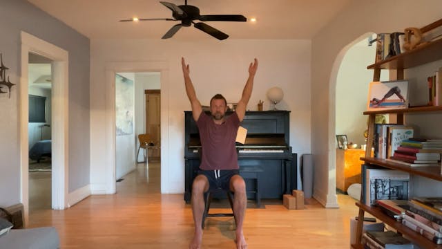 20 min Chair Yoga w/ Vytas - Neck & S...