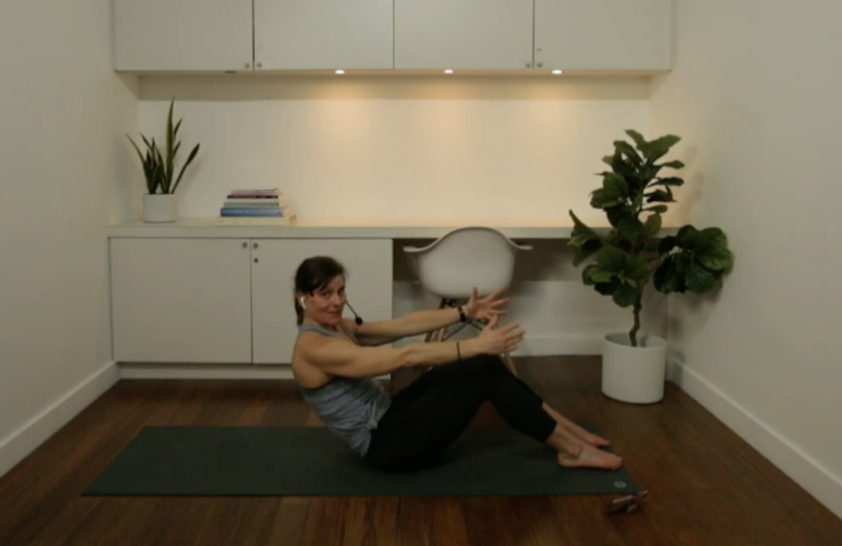 Live Replay: Mat Pilates (60 min) - with Hana Weinwurm