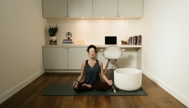 Grounding Calm Down Meditation & Crystal Bowls (20 min) — with Hillary Keegan