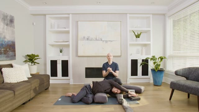 Restorative Yoga with Props (30 min) ...