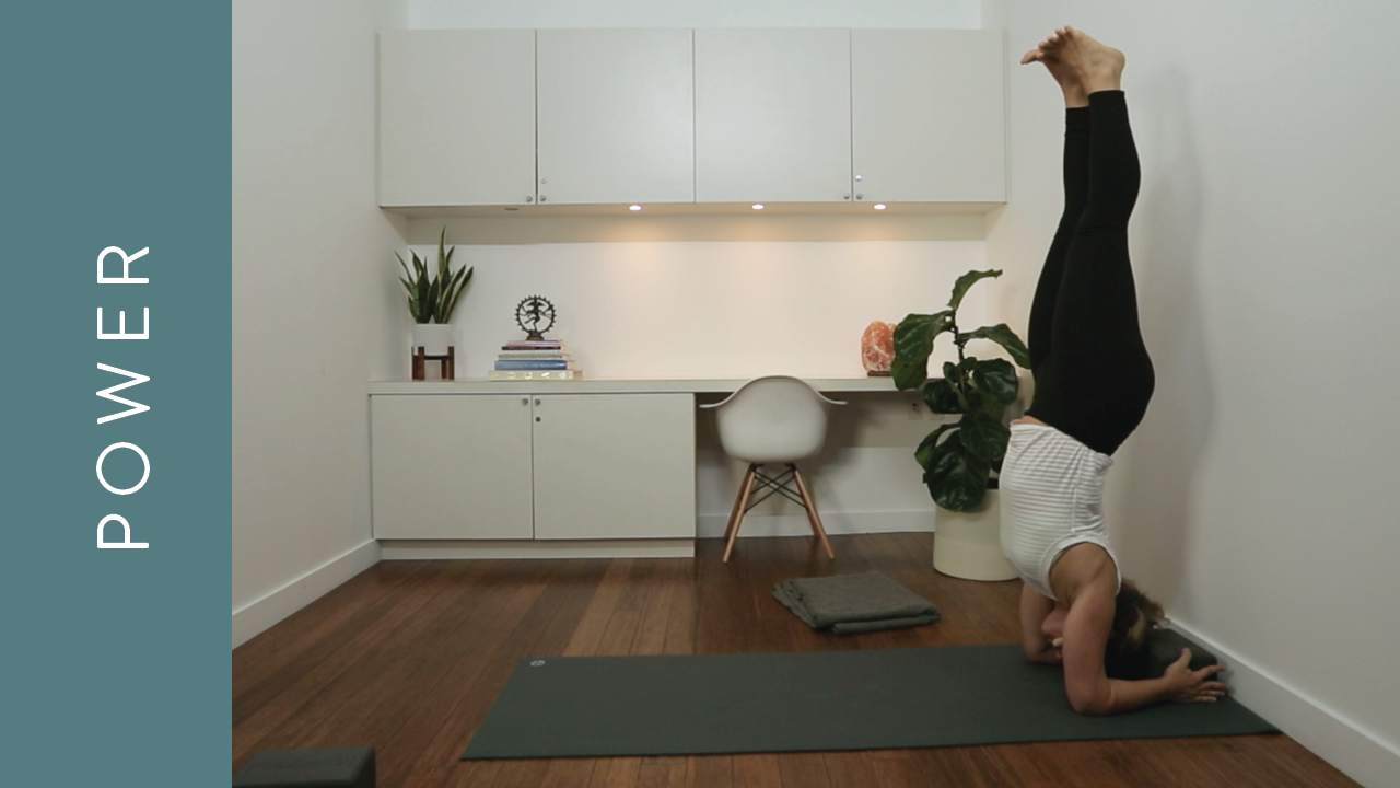Power Yoga: Forearm Stands (30 min) — with Kate Gillespie