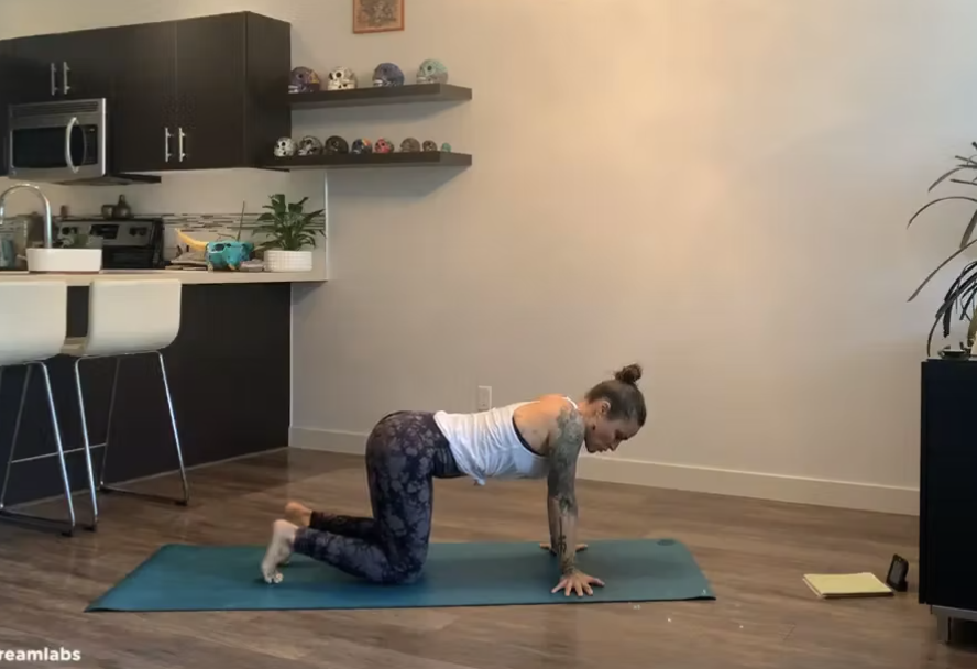 Live Replay: Power Yoga to Stay Present (60 min) - with Crystal Rainbow Borelli