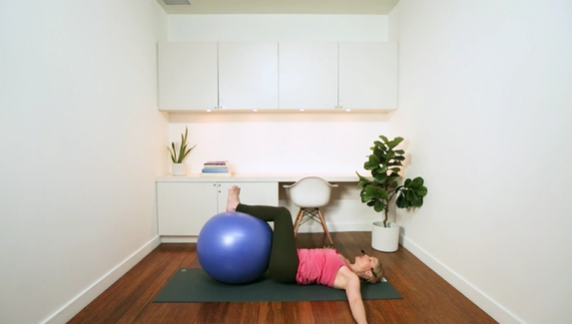 Exercise Ball Express Workout (16 min) - with Alison Lloyd-Nijjar