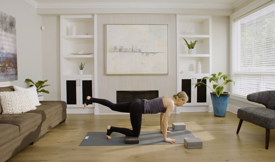 Hatha Yoga with Props (20 min) — with Lisa Sanson