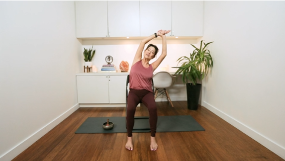 Chair Hatha Yoga (20 min) — with Hillary Keegan