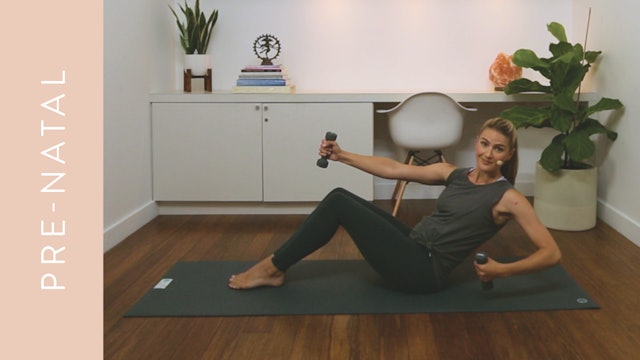 Pre-natal Pilates for Cardio & Core (30 min) — with Heather Obre (McEwen)