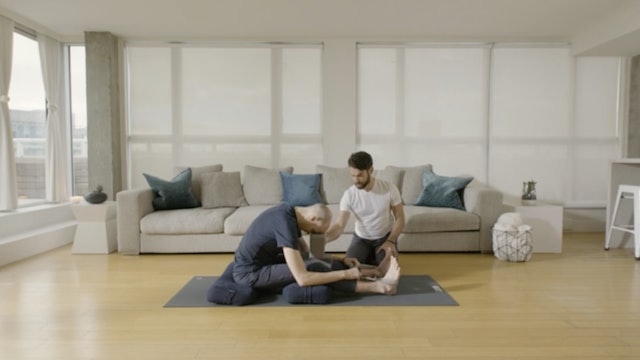 Restorative Yoga (20 min) — with Juan Villegas