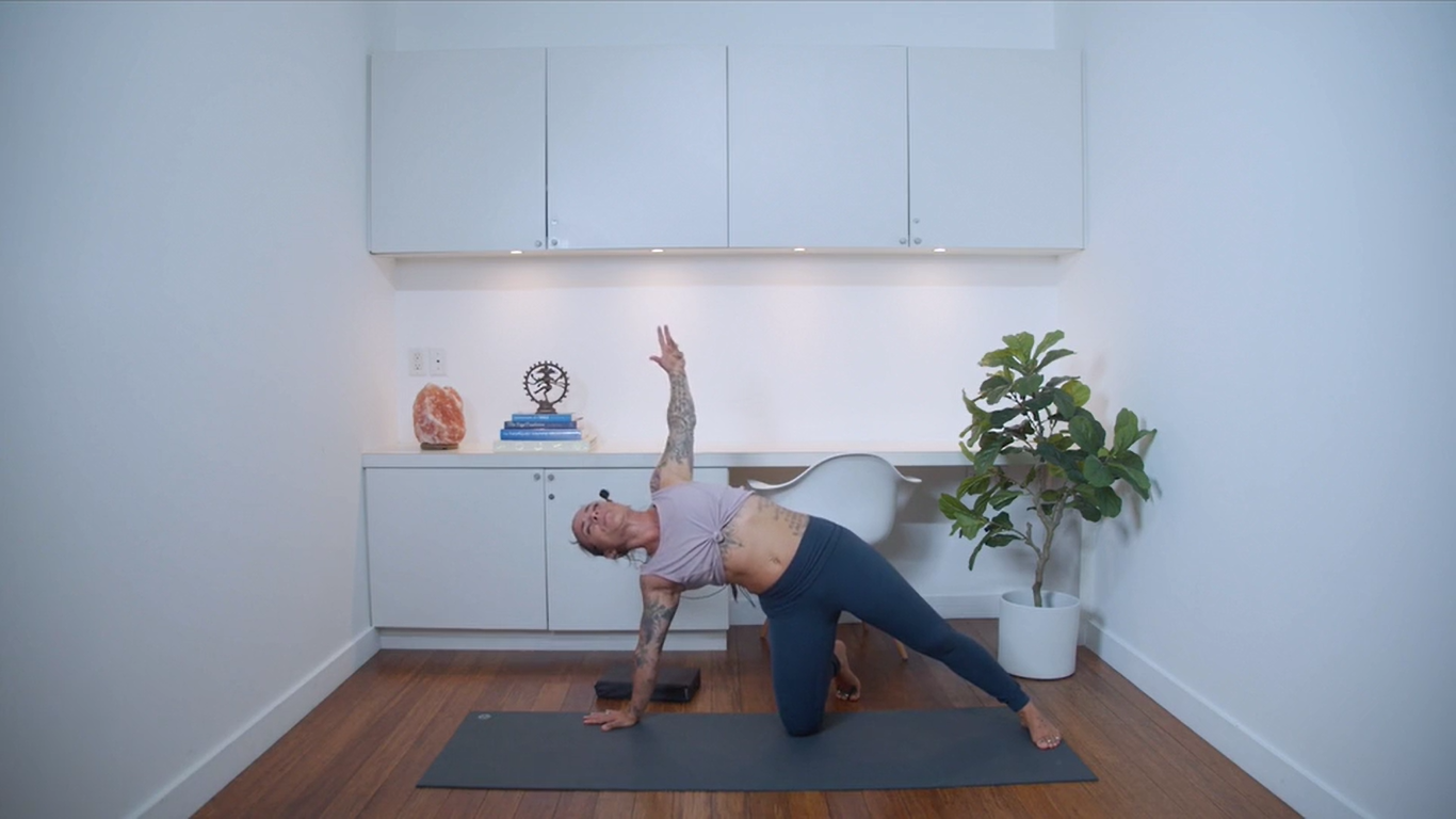 Flow Yoga Sushumna Nadi Practice (60 min) - with Crystal Rainbow Borelli
