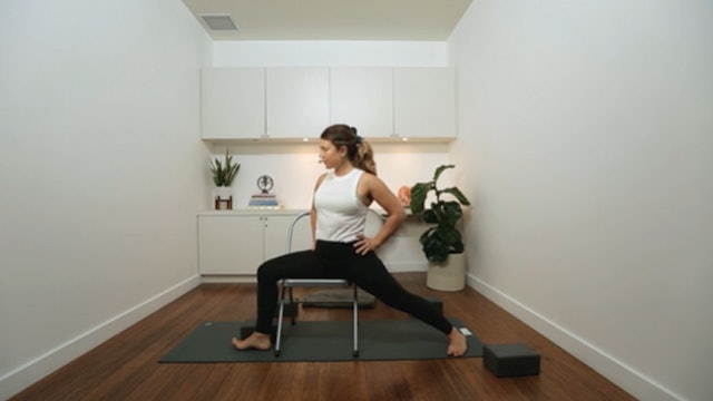 Hatha Chair Yoga for the Office/ Airplane (10 min) — with Kate Gillespie