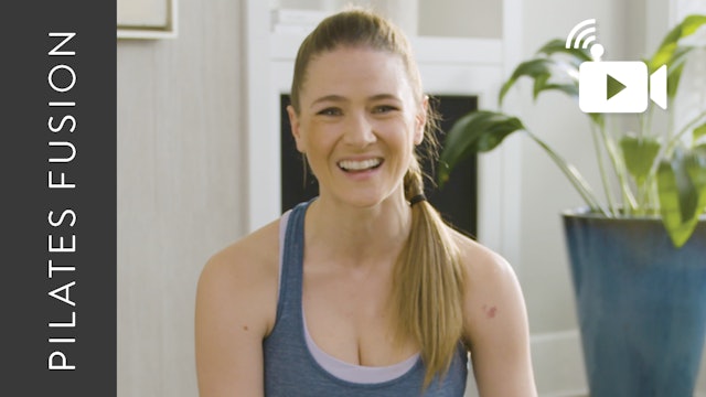 Live Replay: Pilates Core Fusion from Home (60 min) - with Heather Obre