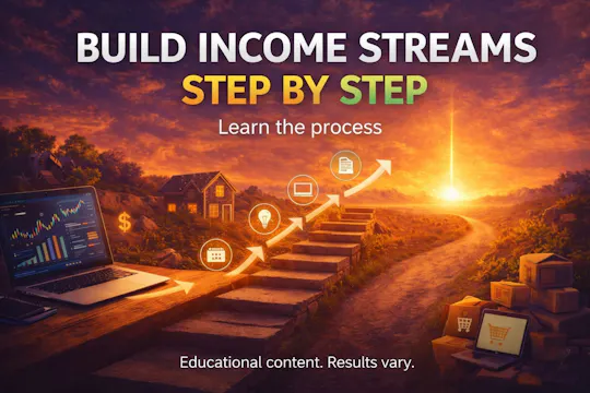 Intro: Build Income Streams...Step by...